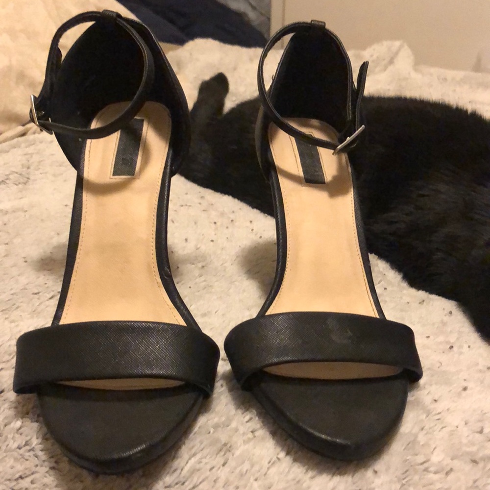 Black high heels